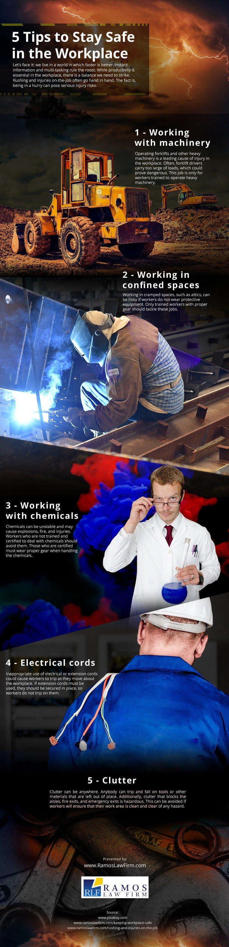 5 Tips to Stay Safe in the Workplace [infographic]