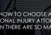 How to Choose a Personal Injury Attorney When There are so Many? [infographic]