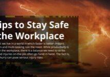 5 Tips to Stay Safe in the Workplace [infographic]